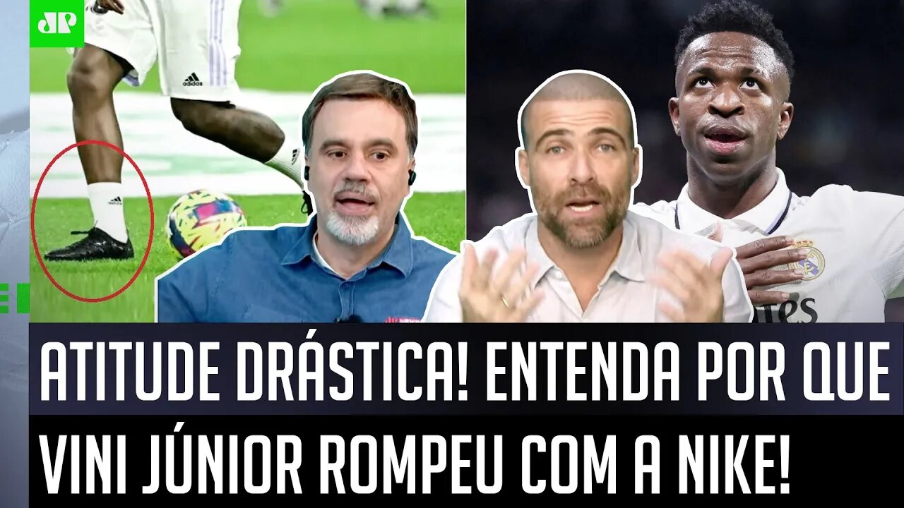 "ELE TEM RAZÃO, cara! O Vinicius Júnior ROMPEU com a NIKE porque..." POLÊMICA gera ÓTIMO DEBATE!