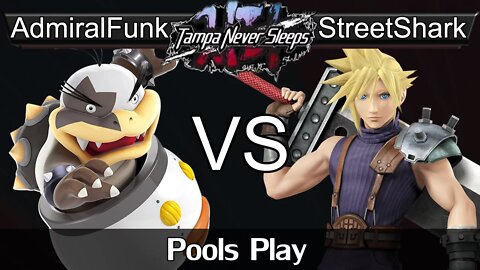 BBG|AdmiralFunk (Bowser Jr.) vs. cE|StreetShark (Cloud) - Pools Play - TNS 6