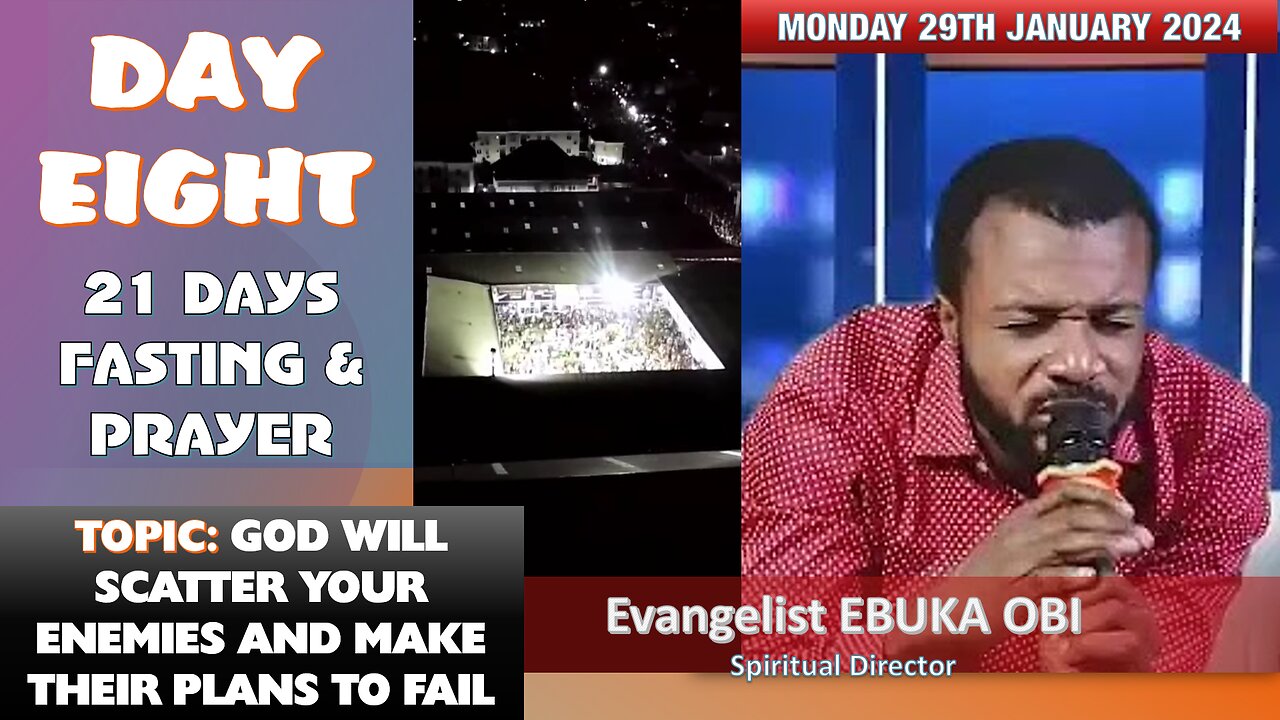 DAY 8 OF 21 DAYS FASTING PRAYER 2024 || GOD WILL SCATTER YOUR ENEMIES #ZionPrayerMovementOutreach