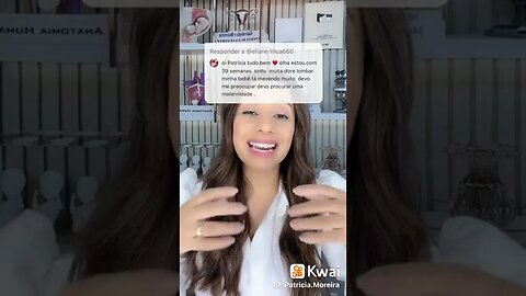 Estou de 39 semanas e sinto muita dor lombar devo me preocupar e procurar a maternidade?