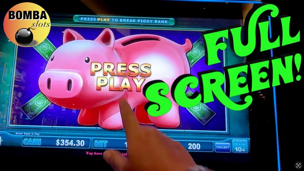 A GLORIOUS FULL SCREEN PIGGY! + FRESHLY Renovated Hard Rock Punta Cana #Casino Walkthrough