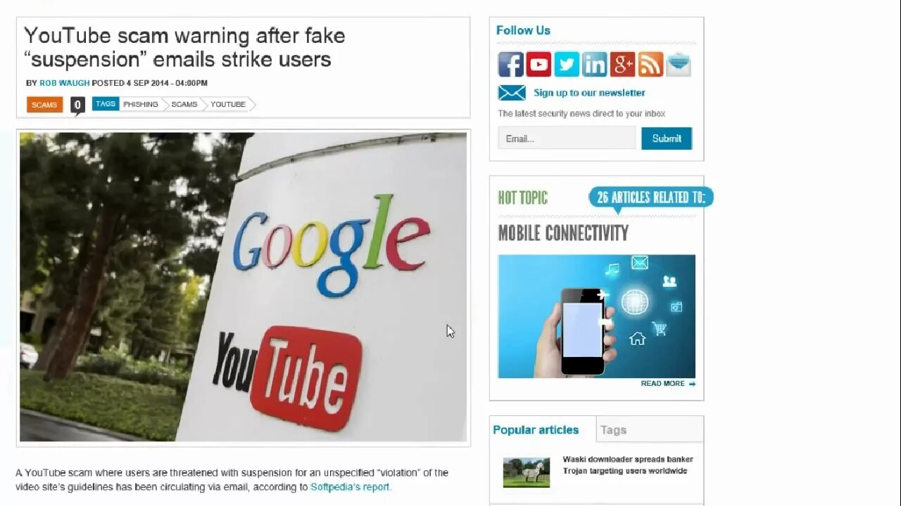 YouTube Phishing Scam: Coin Keeper Hack & Back