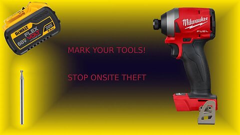 How To Mark Your Tools So They Don't Get Stolen