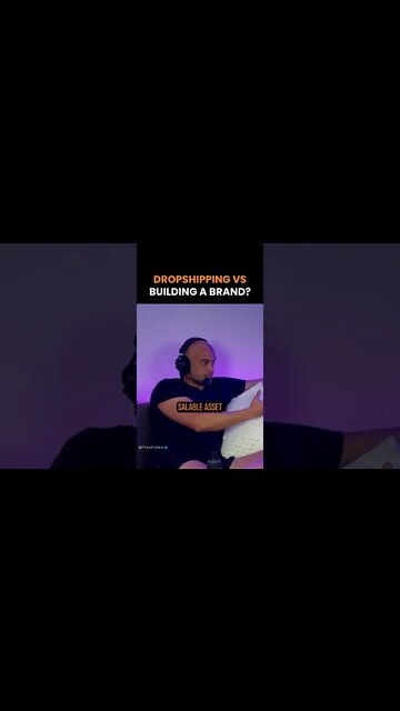 Dropshipping vs Brand 💰 #success #millionaire #ecommerce