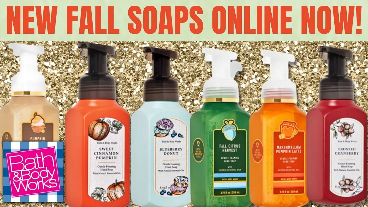 New Fall Soaps Online Now | Bath & Bodyworks | Website Walk Thru | #bathandbodyworks #soap