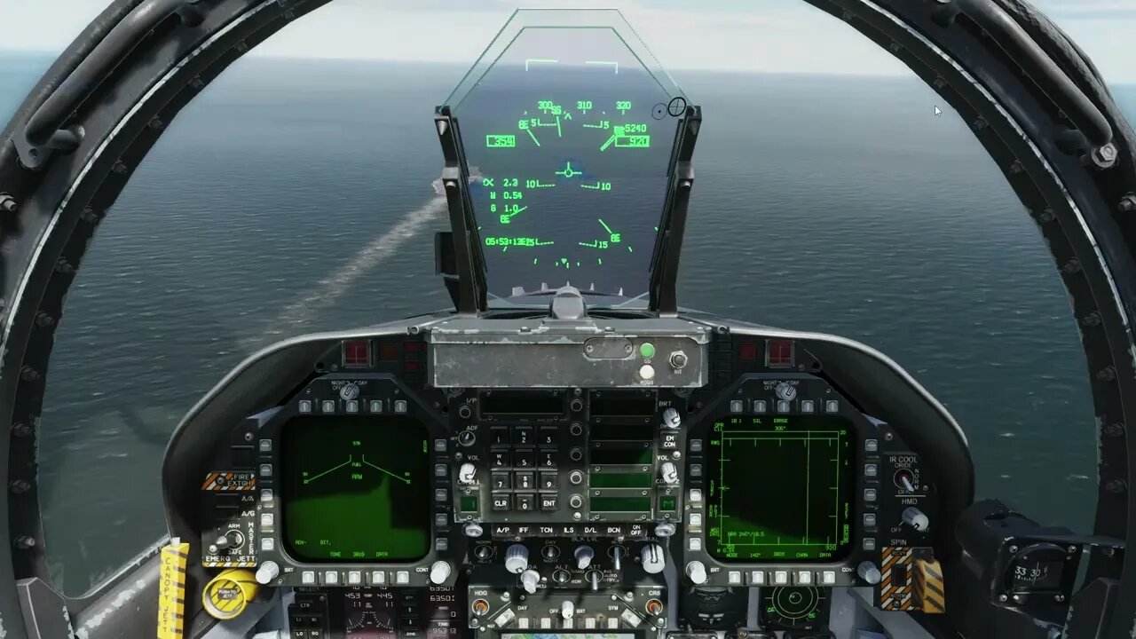 DCS World F/A-18 - Carrier Practice #1