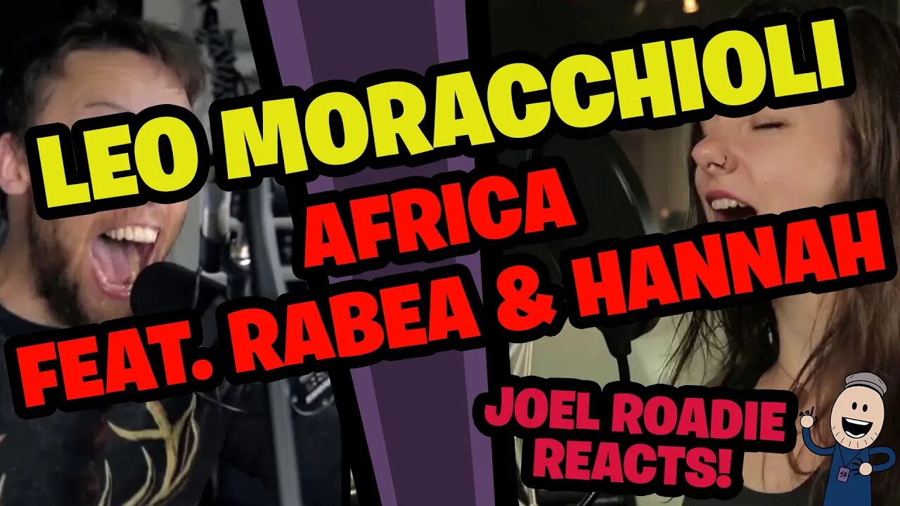 Toto - Africa (metal cover by Leo Moracchioli feat. Rabea & Hannah) - Roadie Reacts