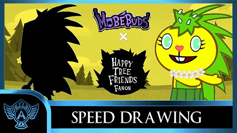 Speed Drawing: Happy Tree Friends Fanon - Pinegirl | Mobebuds Style