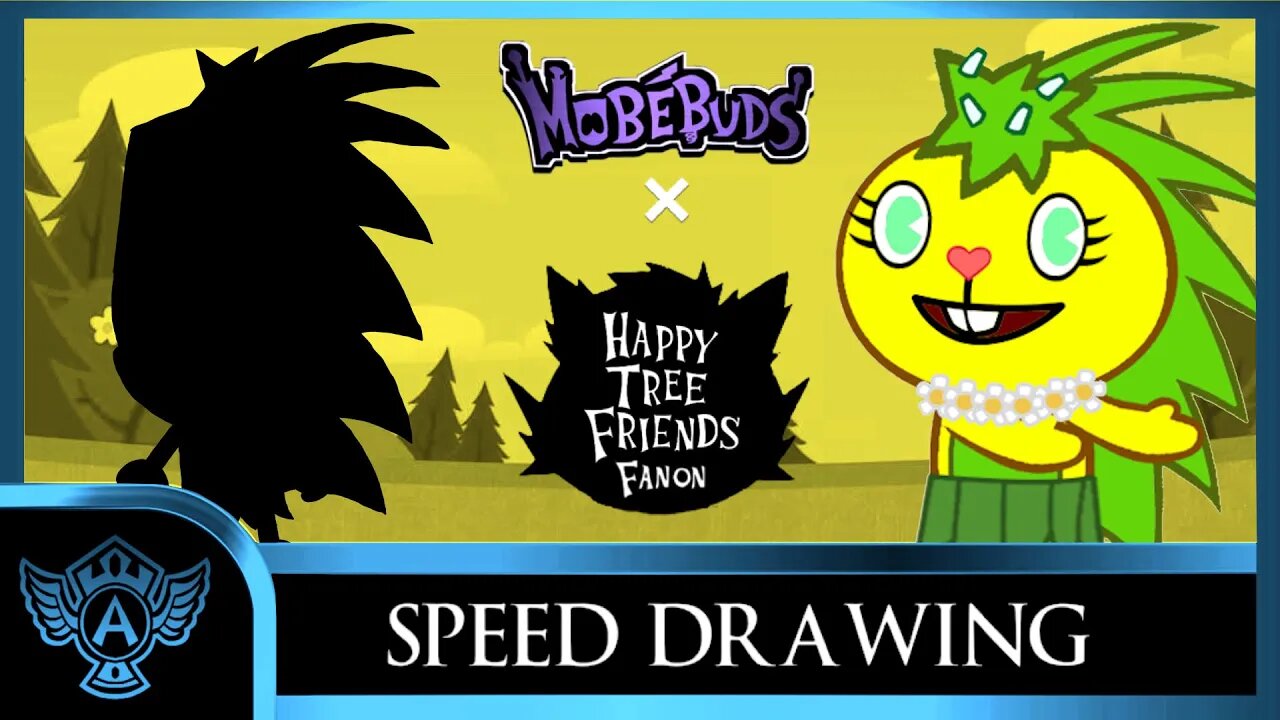 Speed Drawing: Happy Tree Friends Fanon - Pinegirl | Mobebuds Style