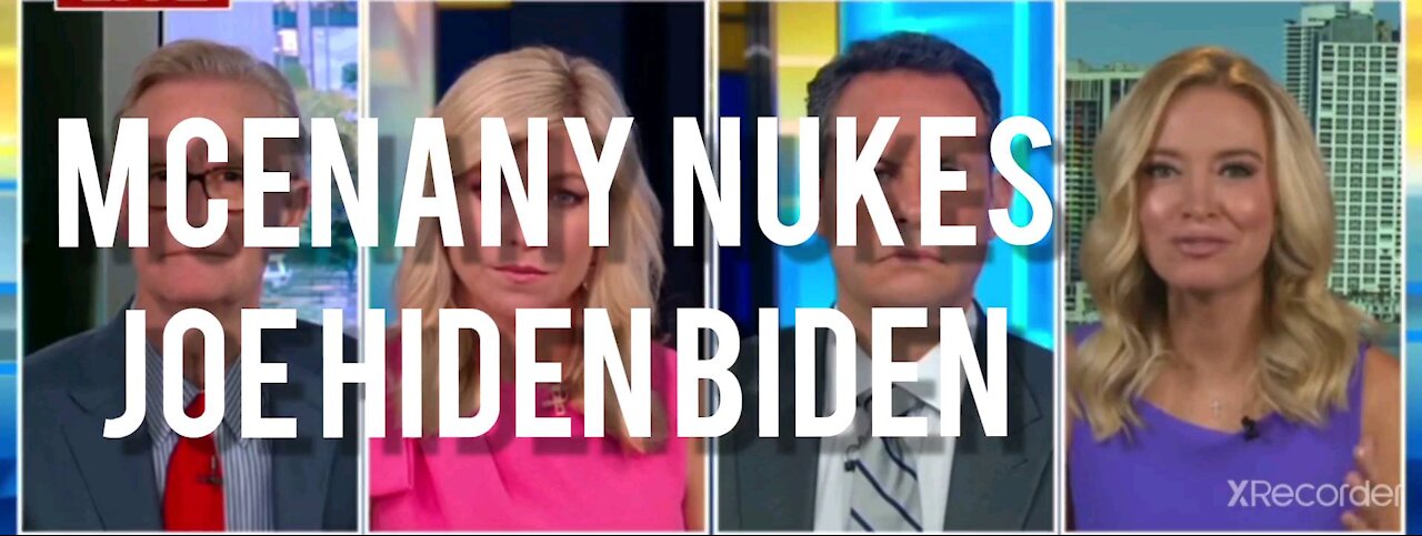 McEnany NUKES JOE HIDING BIDEN