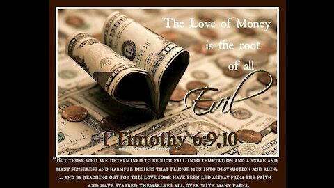 Money is not EVIL