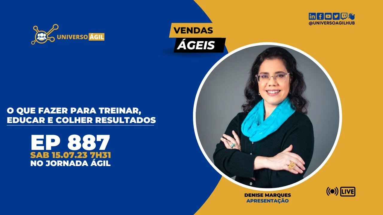 #JornadaAgil731 E887 #VendasÁgeis O que fazer para Treinar