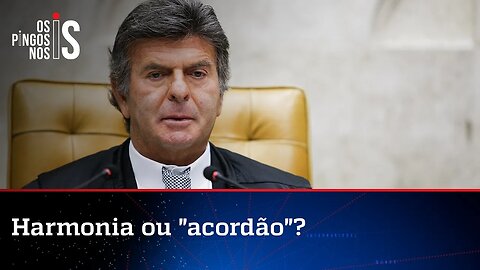 Fux recebe senadores no STF para celebrar alegada "harmonia entre poderes"