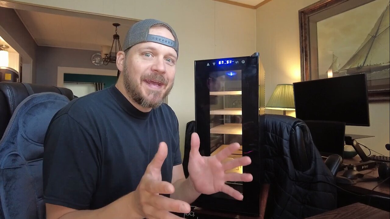 MNC-4041 electric humidor cabinet unboxing video from @AdamRecommends
