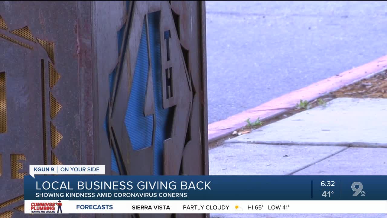 Tucson businesses display kindness amid coronavirus pandemic