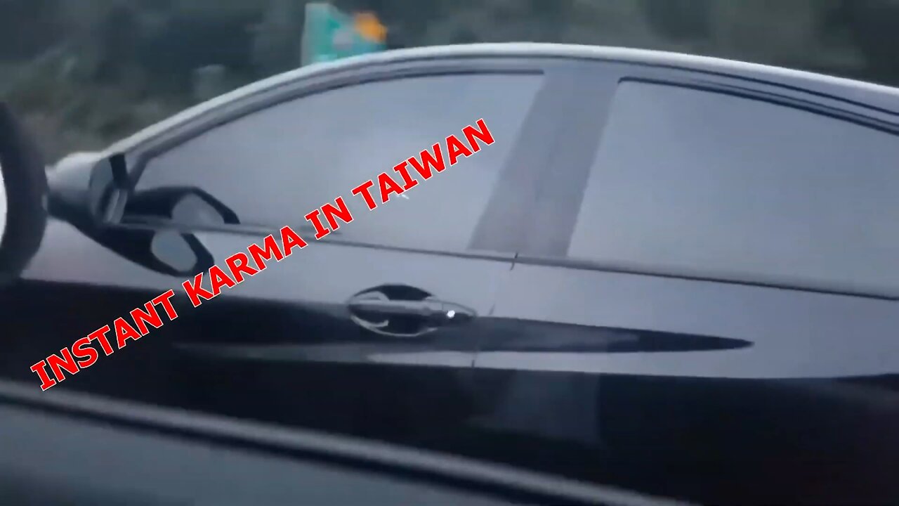 Old school Taiwan road rage karma