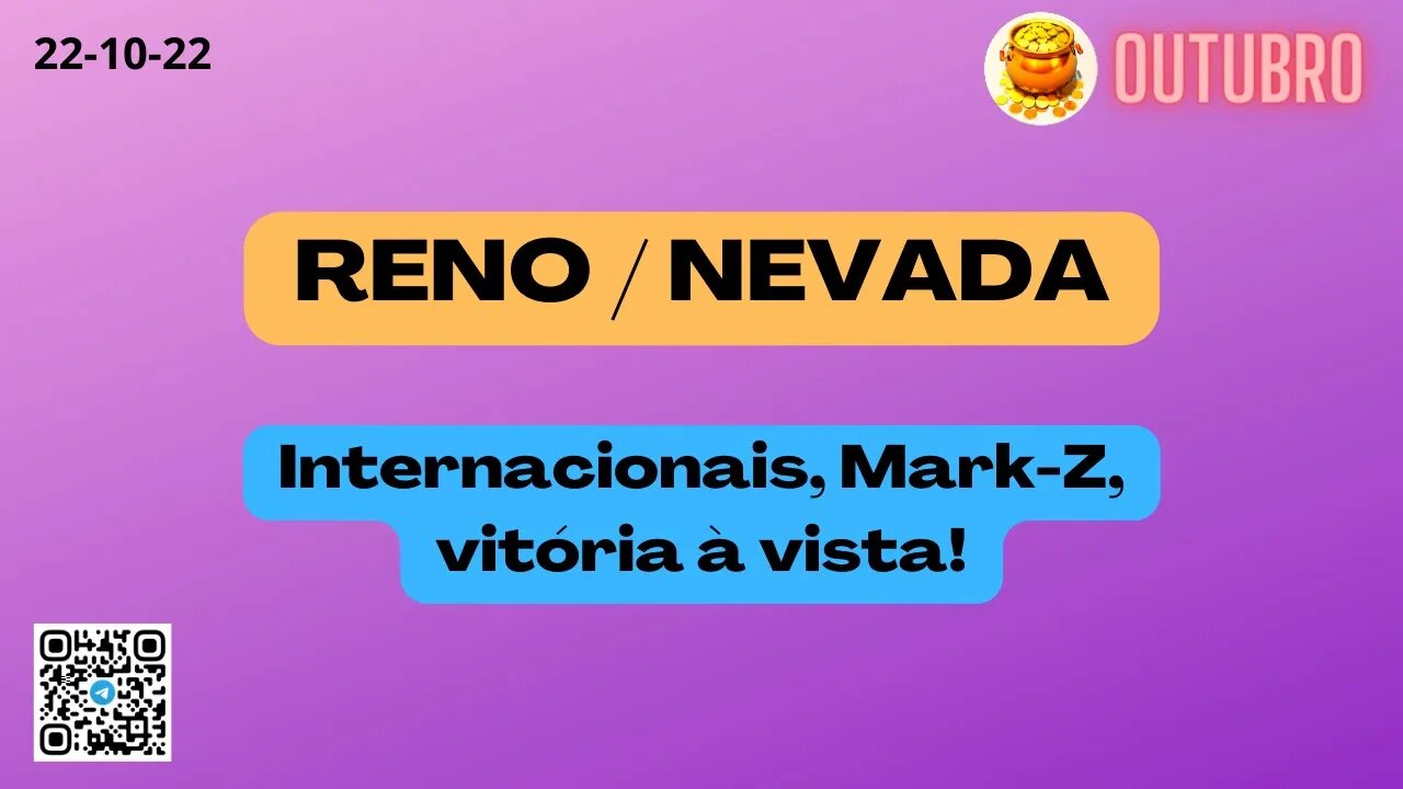 RENO NEVADA Internacionais Mark-Z vitória à vista