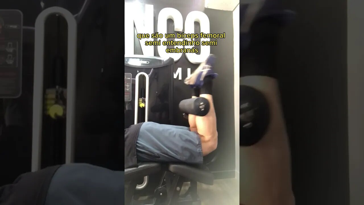 Técnica para aumentar o posterior de coxas na mesa flexora #shorts