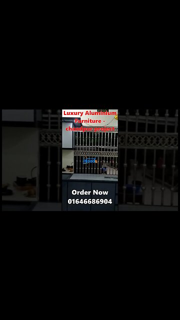 Luxury Aluminium Furniture - chandpur project