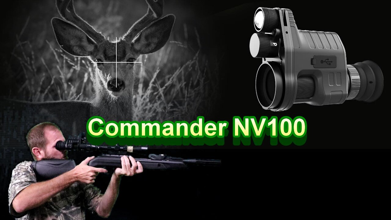 Oneleaf.ai Commander NV100 night vision scope. Amazing camera that mounts to your rifle scope!