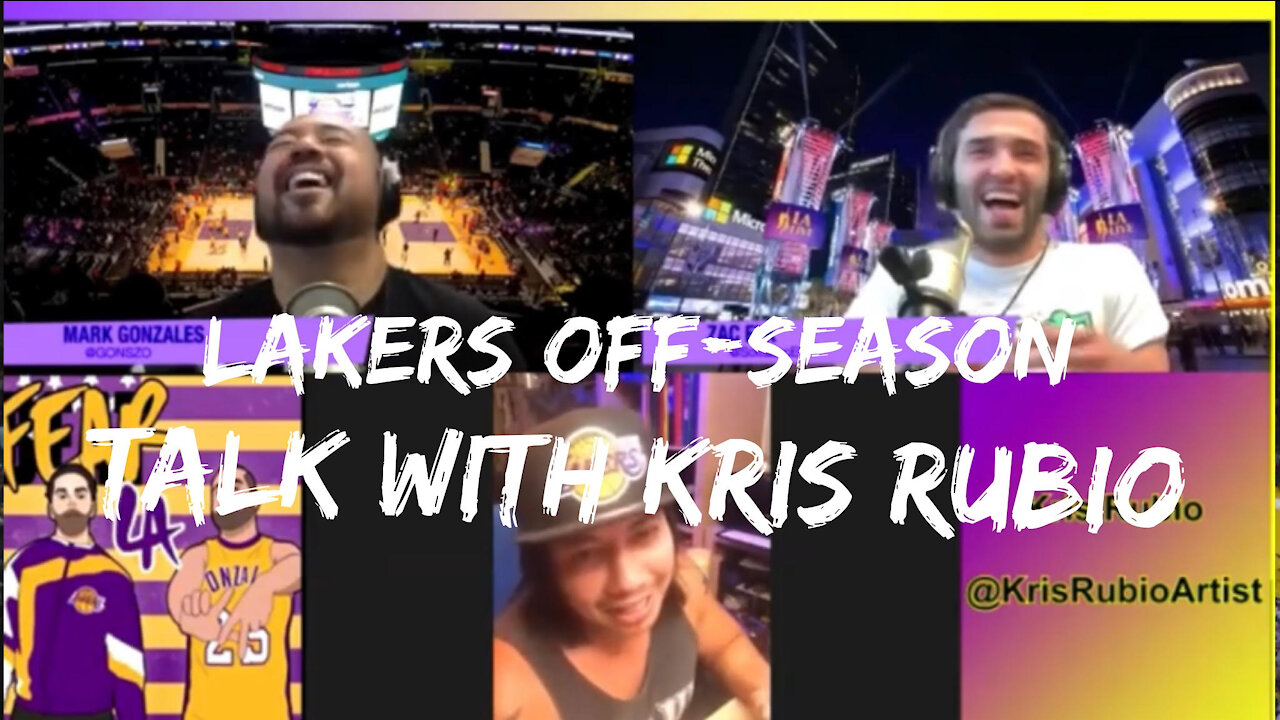 Lakers Off-Season Talk with Comedian and Podcaster Kris Rubio | Up in the Rafters | July 6, 2021