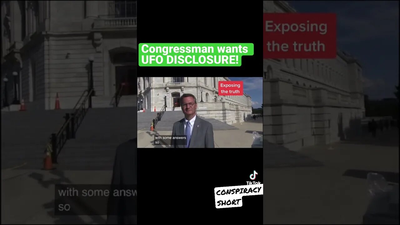 CONGRESSMAN WANTS #UFO #disclosure !