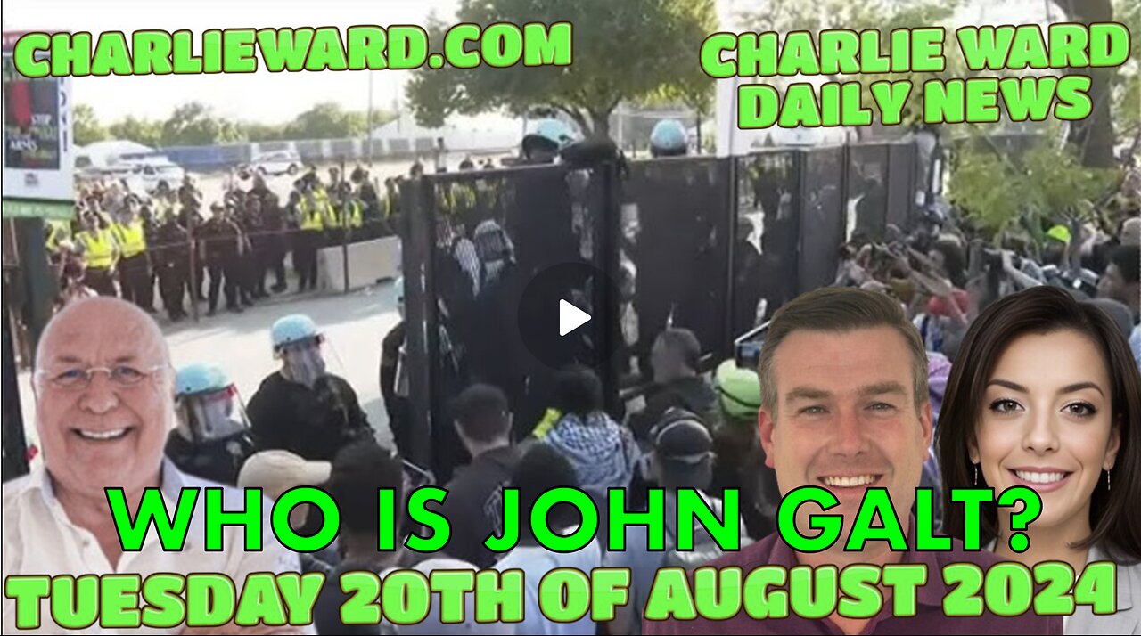 CHARLIE WARD DAILY NEWS BRIEF- THE LAUGHABLE DNC, PROTESTS, RIOTS & MORE. TY JGANON, SGANON