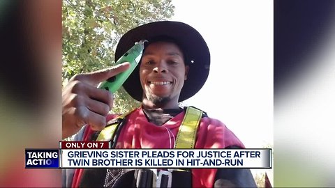 Sister speaks out after brother killed in hit and run on Detroit's east side