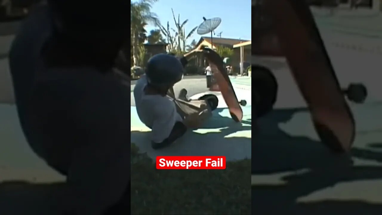 OOPS! Hit The LIGHT!#poolskateboarding #skateboarding #poolskating #tobyburger #backyardpool
