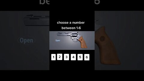 Russian roulette! Pick a number