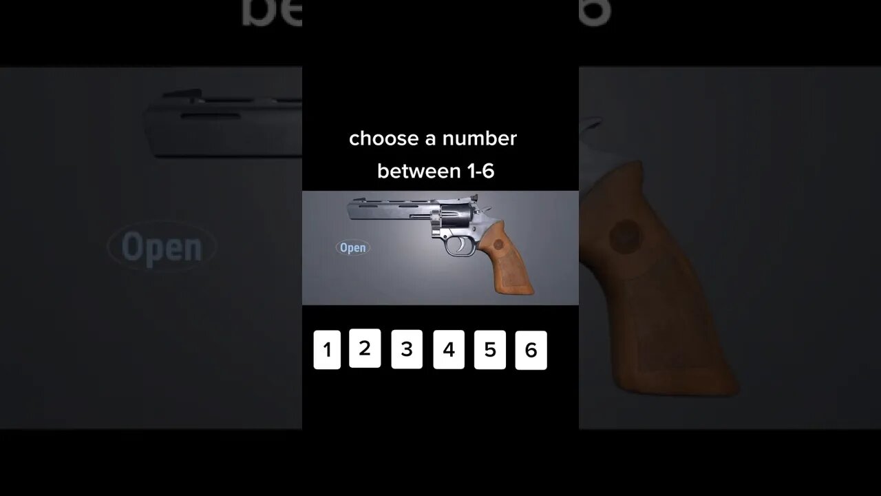 Russian roulette! Pick a number