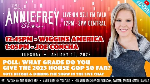 House GOP Makes Moves, Gas Stoves, Common Myths • Annie Frey Show 1/10/22