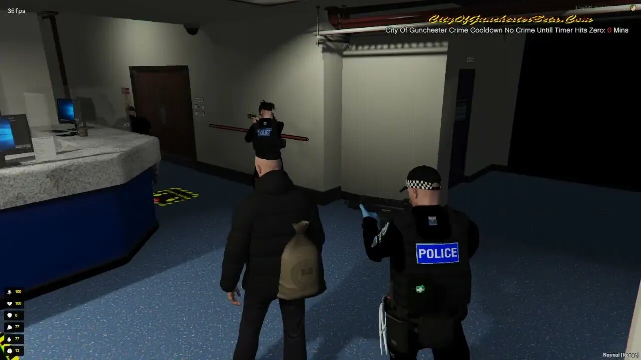 Bit Of Police Brutality In A Gta 5 World.