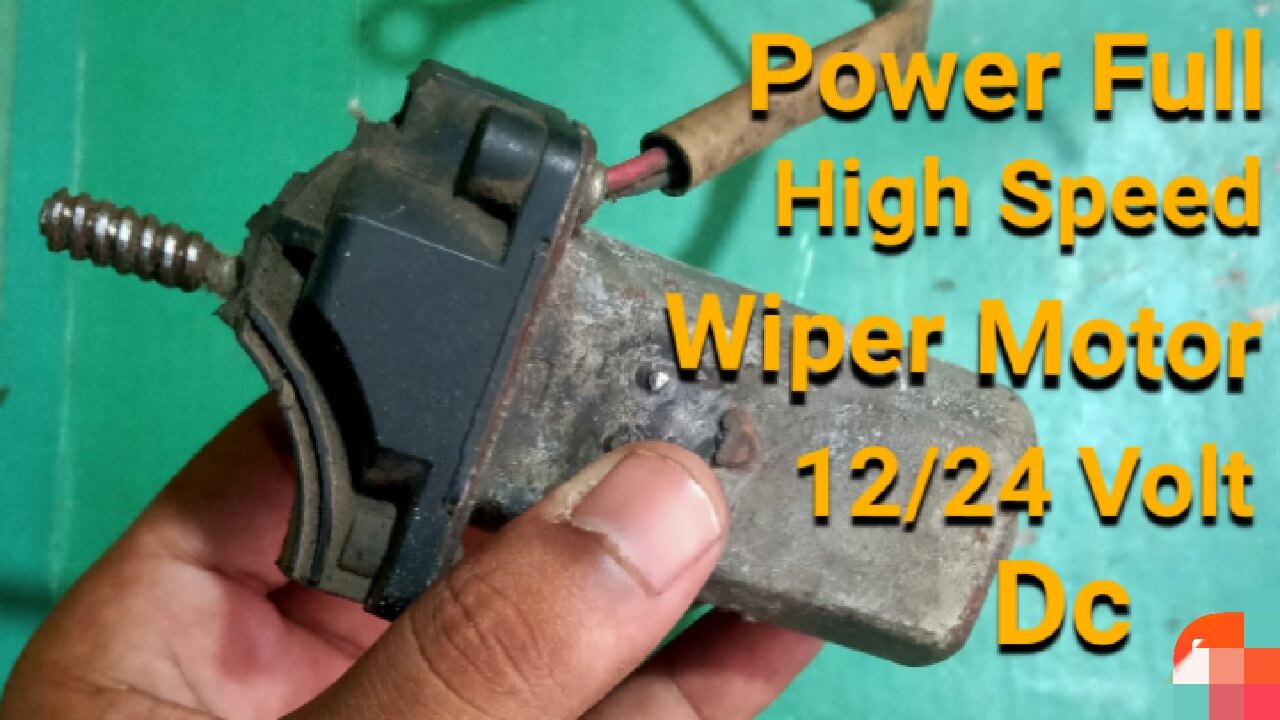 Car Wiper Motor In Said/12-24 Volt Dc Motor Open/Dc Motor Repairing/Repair