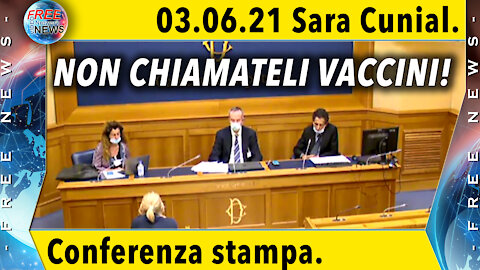 03.06.21 Sara Cunial: NON CHIAMATELI VACCINI! Si tratta di prodotti genici.