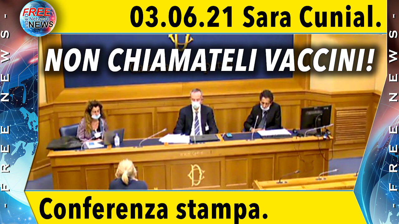 03.06.21 Sara Cunial: NON CHIAMATELI VACCINI! Si tratta di prodotti genici.