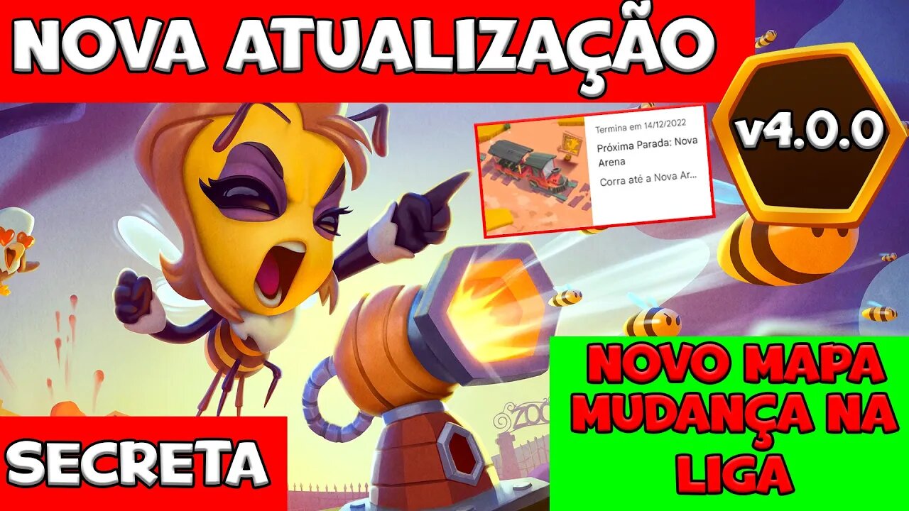 Nova Atualização SECRETA 4.0.0 | NOVO MAPA CHEGANDO A LIGA MUDOU ZOOBA