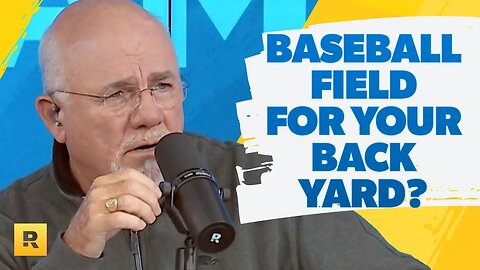 Borrowed $70,000 And Put A Baseball Field In My Back Yard!