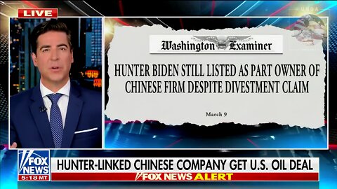 Watters: It Looks Like Hunter Biden Gave Another Great Deal to Chinese Oil Company