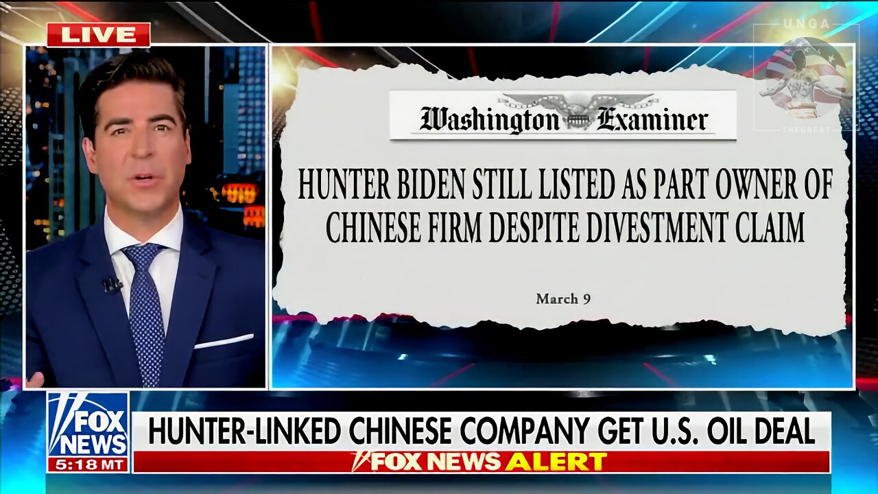 Watters: It Looks Like Hunter Biden Gave Another Great Deal to Chinese Oil Company