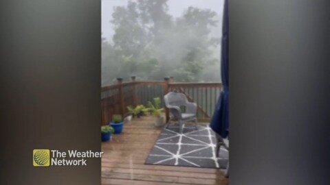 Storm has some furious moments as it slams into Waterloo, ON