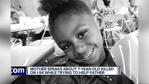 Mother of 7-year-old killed crossing I-94 says, 'She would help anybody'