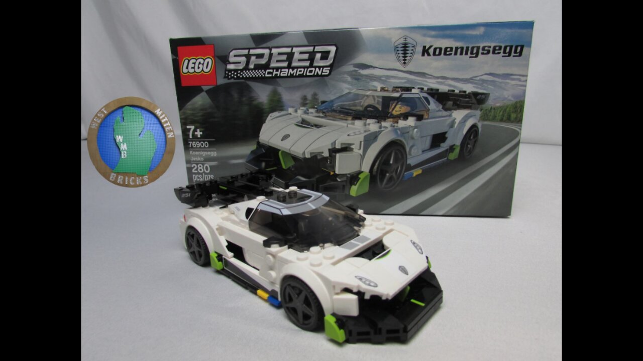 West Mitten Bricks Lego Speed Champions Koenigsegg Jesko 76900