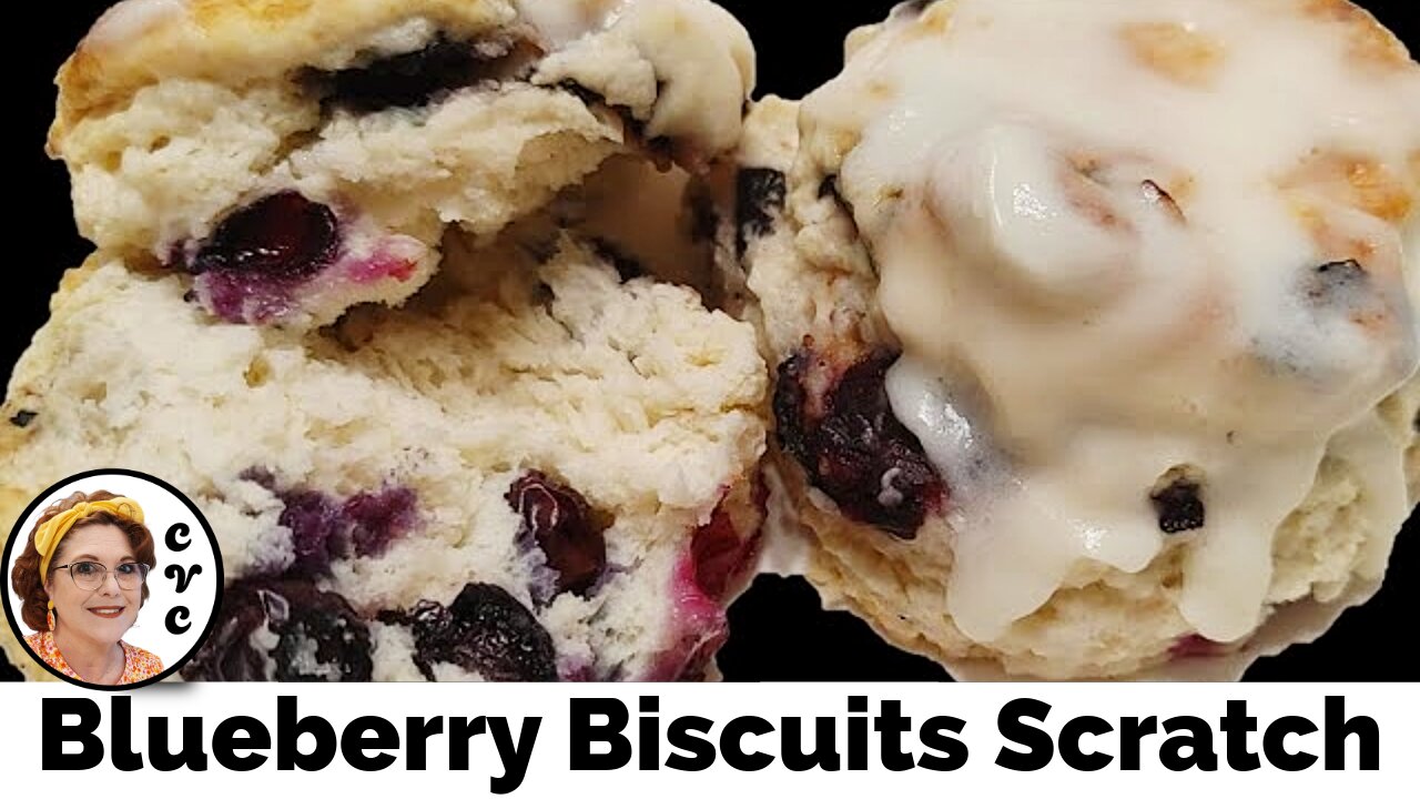 How to Make Blueberry Biscuits from Scratch, Collard Valley Cooks