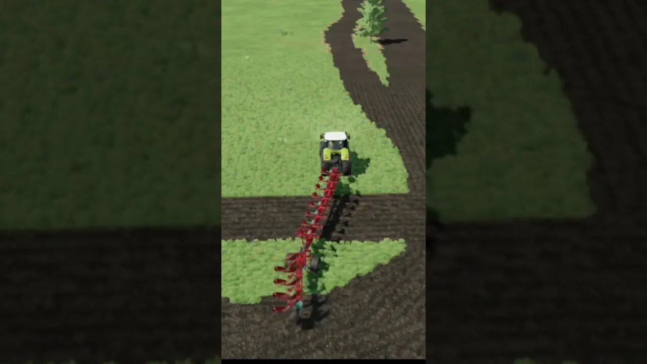 How to turn the plow #farmsim22 #farmingsimulator #fs22 #gaming #farm #tractor #farmsimulator22