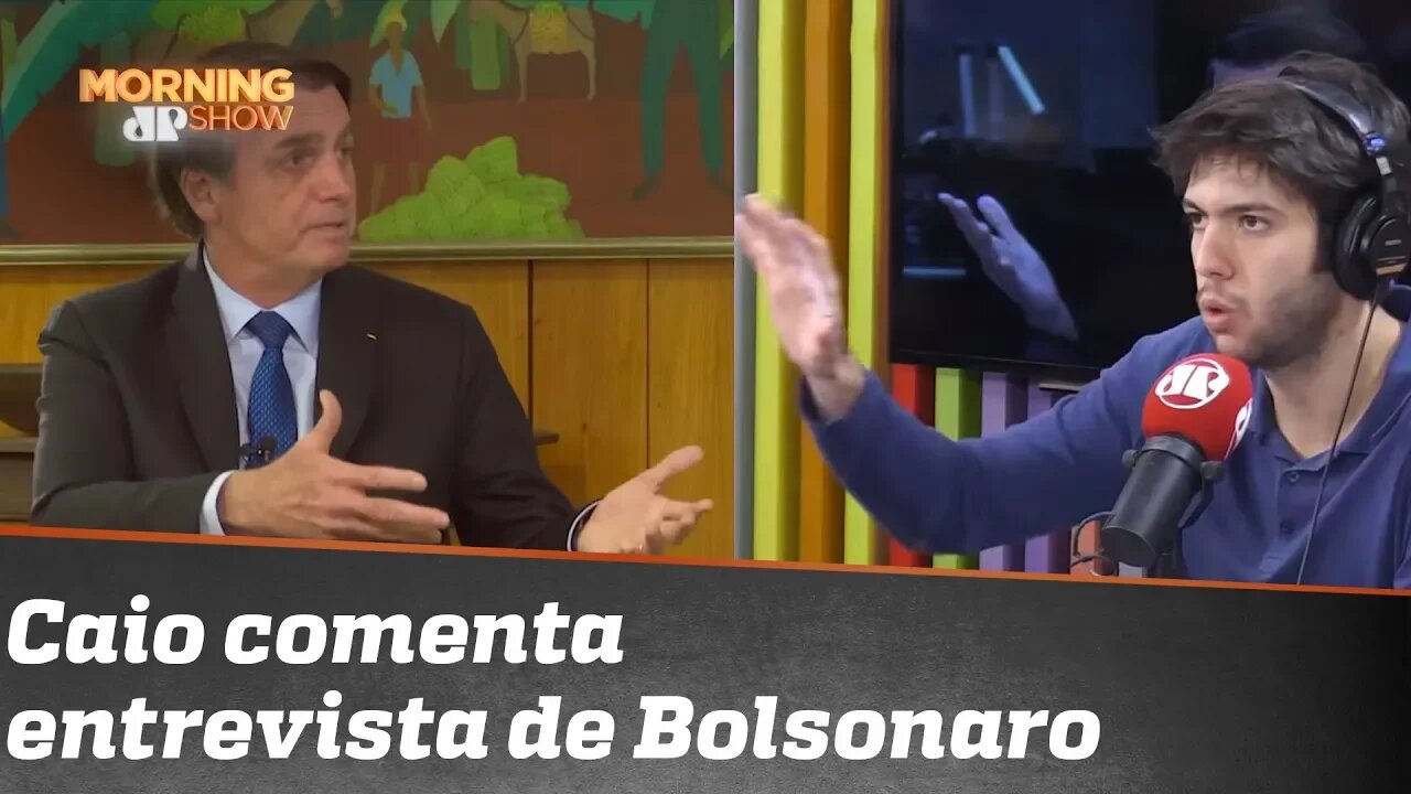 Caio Coppolla comenta ponto-chave de entrevista exclusiva de Bolsonaro à Pan