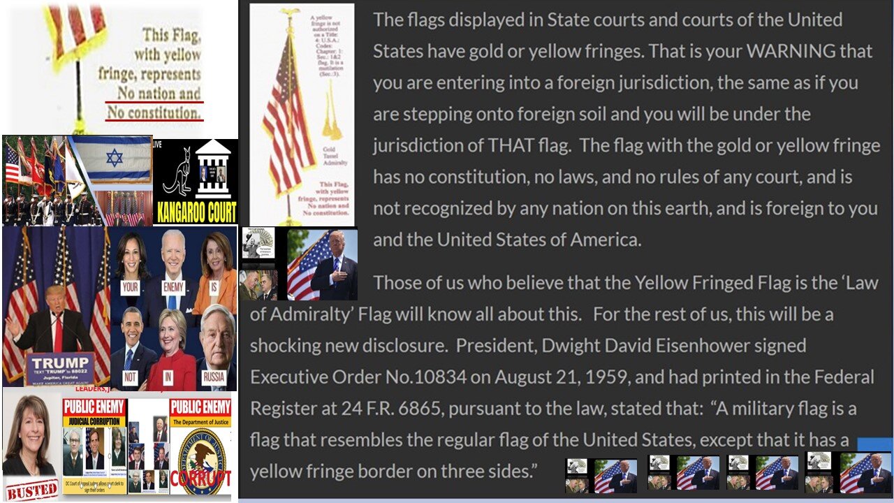 THE UNITED STATES INC's FLAG DOES NOT STAND FOR FREEDOM- SEE PROOF