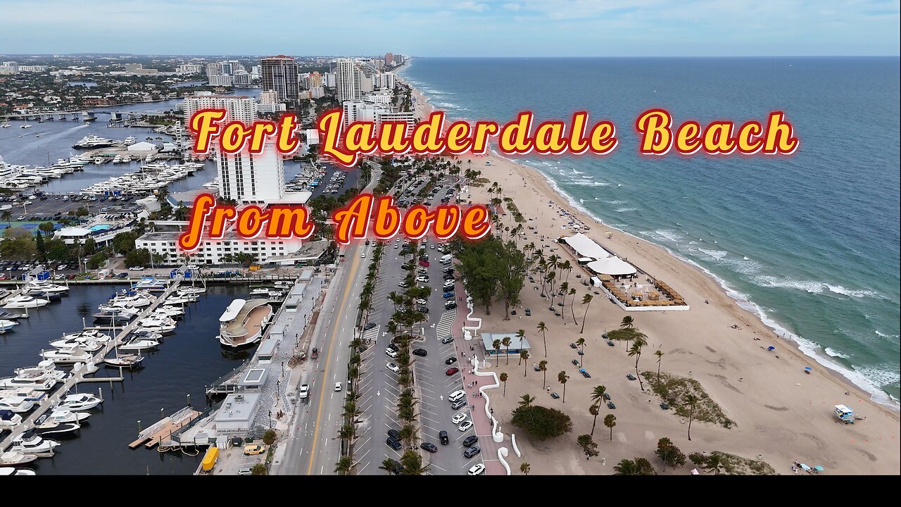 Watch Fort Lauderdale Beach from Above #drone #4k