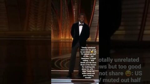 1 Will Smith just hit Chris Rock joke about his wif "Keep my wife's name out your fucking mouth!”