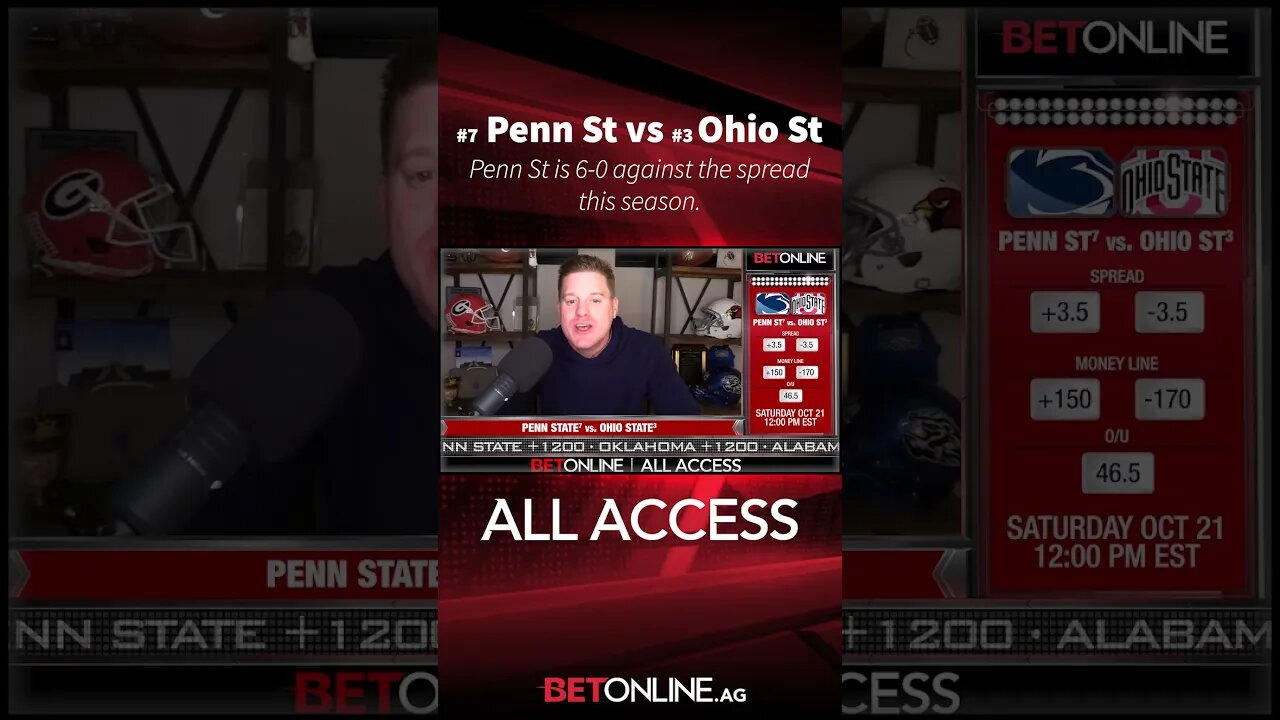 Penn St is 6-0 Against the Spread ahead of Ohio St game! #collegefootball #cfb #pennstatefootball